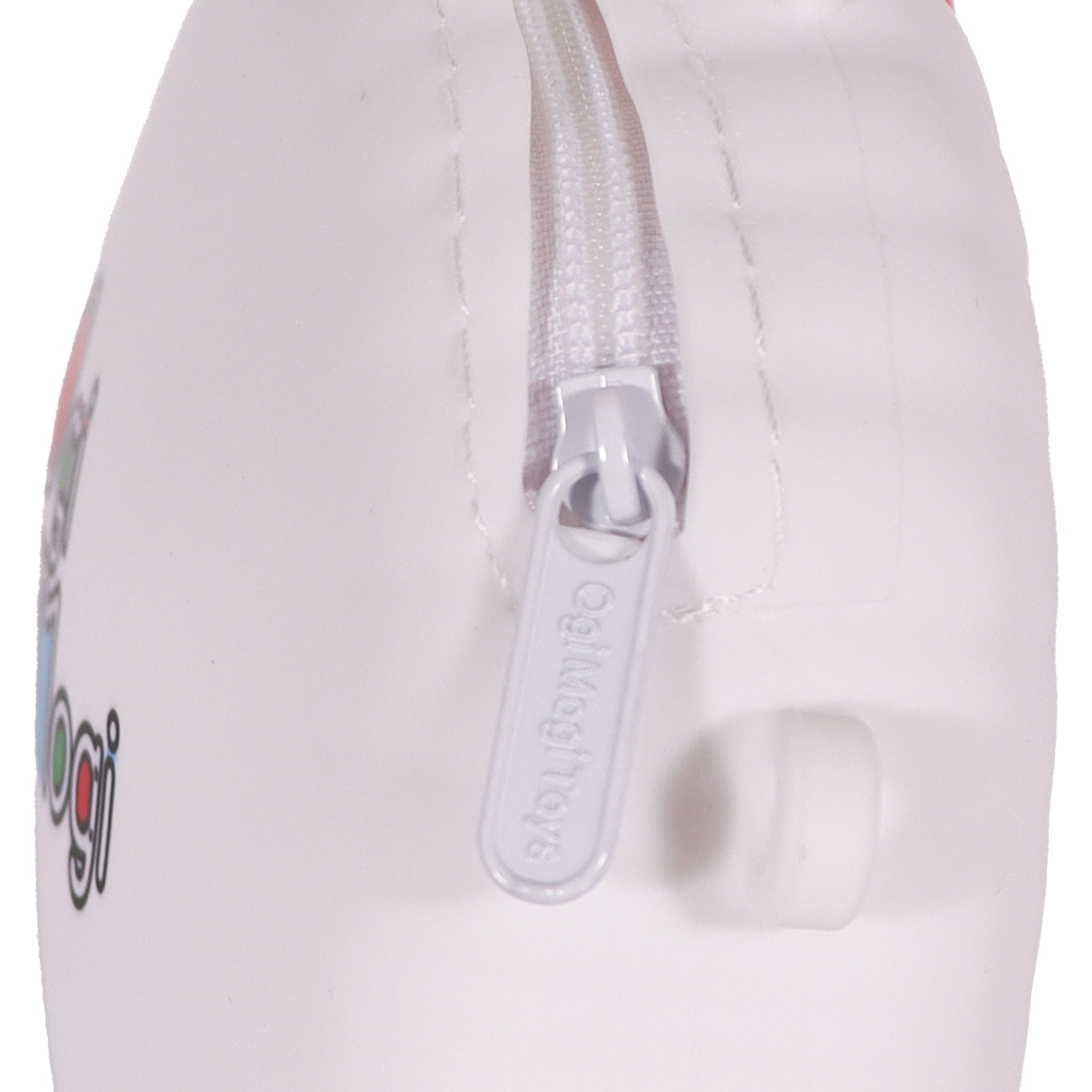 Ogi Mogi Toys Silikon Weiße Hasen Umhängetasche in bunten Farben, ideal für Kinder, leicht und wasserfest.